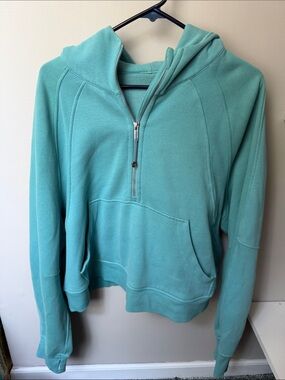 Women’s Half-Zip Hoodie Pullover - Teal